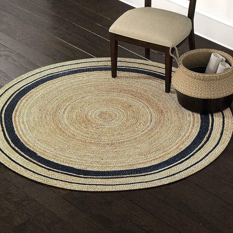 Amazon.com: Jute Area Rug 7 Ft - Handwoven Round Jute Area
