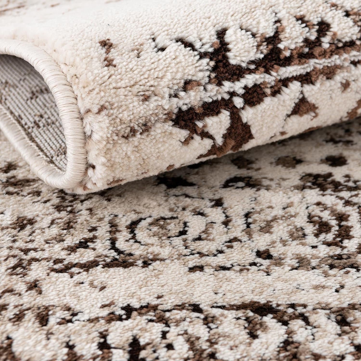 Rugs.com Hermitage Collection Rug – 10' x 14' Chocolate Brown Medium Rug Perfect for Living Rooms, Large Dining Rooms, Open Floorplans