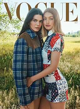 その他 Vogue US Magazine August 2017 Vogue USA Magazine October 2025 : KENDALL JENNER GIGI HADID + Free