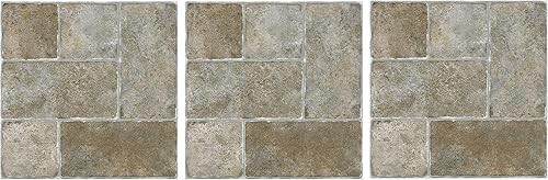 Achim Home Furnishings Achig FTVGM33720 Nexus Quartose Granite, 12 x 12 pulgadas, vinilo autoadhesivo para suelo 337, 20 azulejos (paquete de tres)