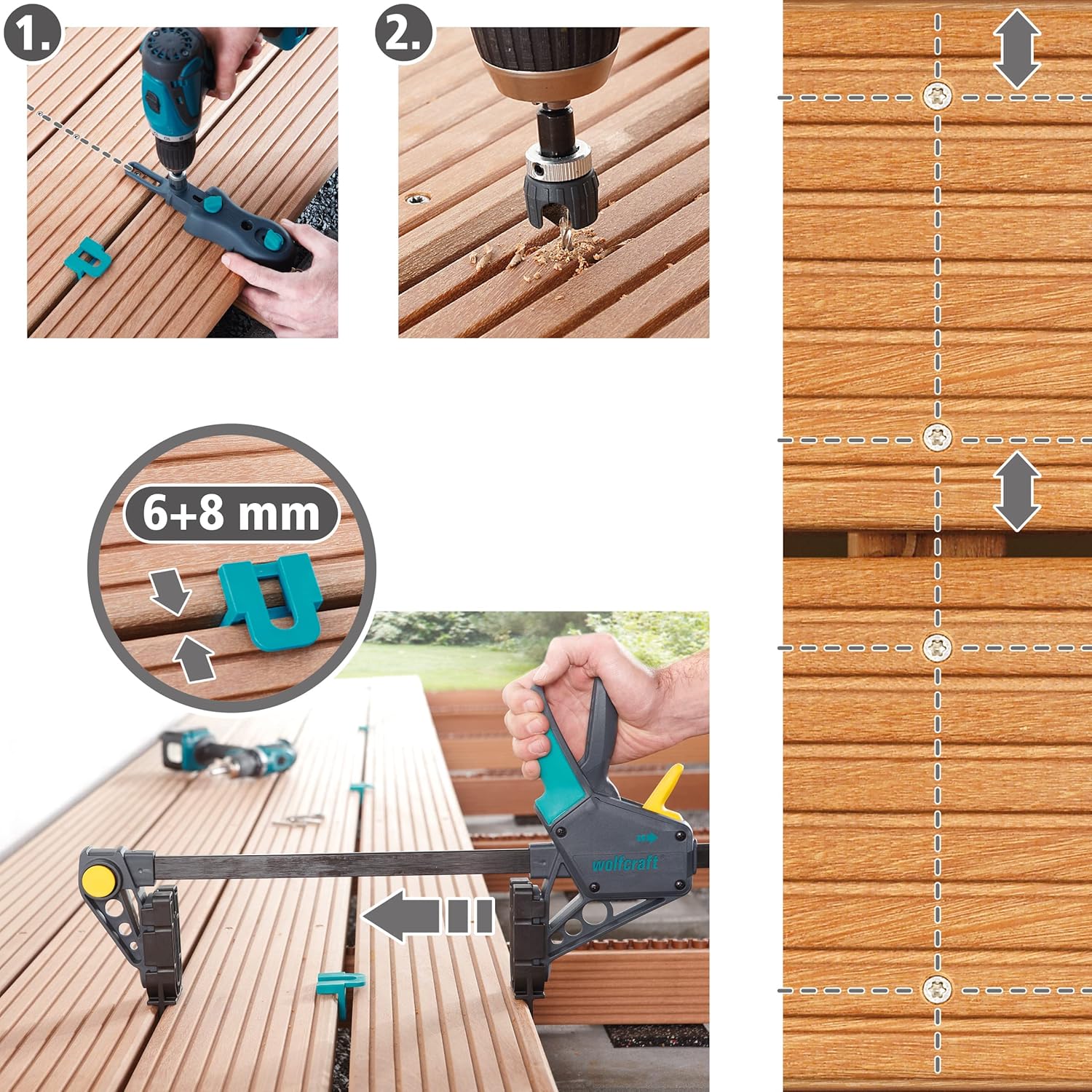Wolfcraft 6988000 Deck Building Set