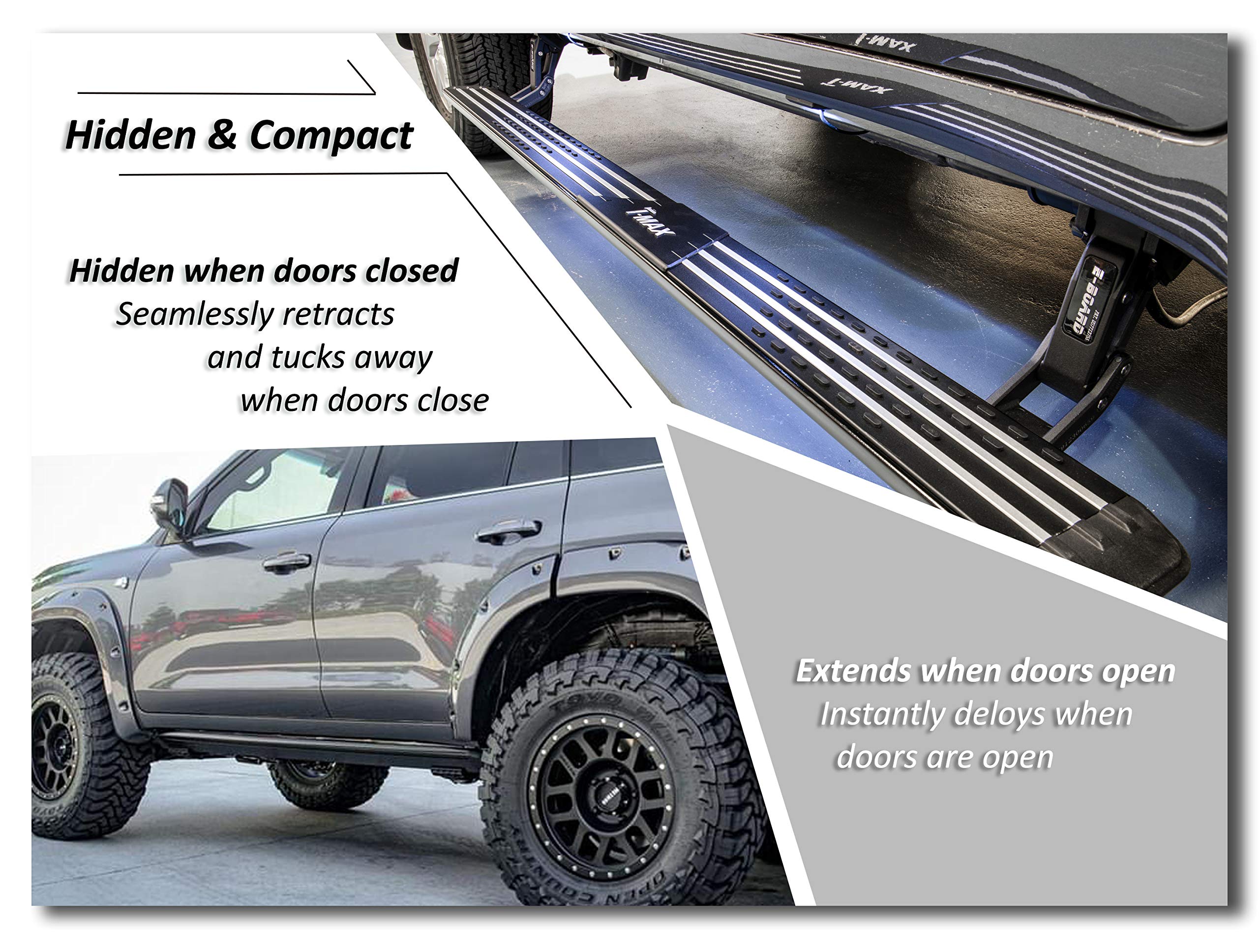 Tyrant 4X4 Power Steps Electric Running Boards for Toyota Land Cruiser