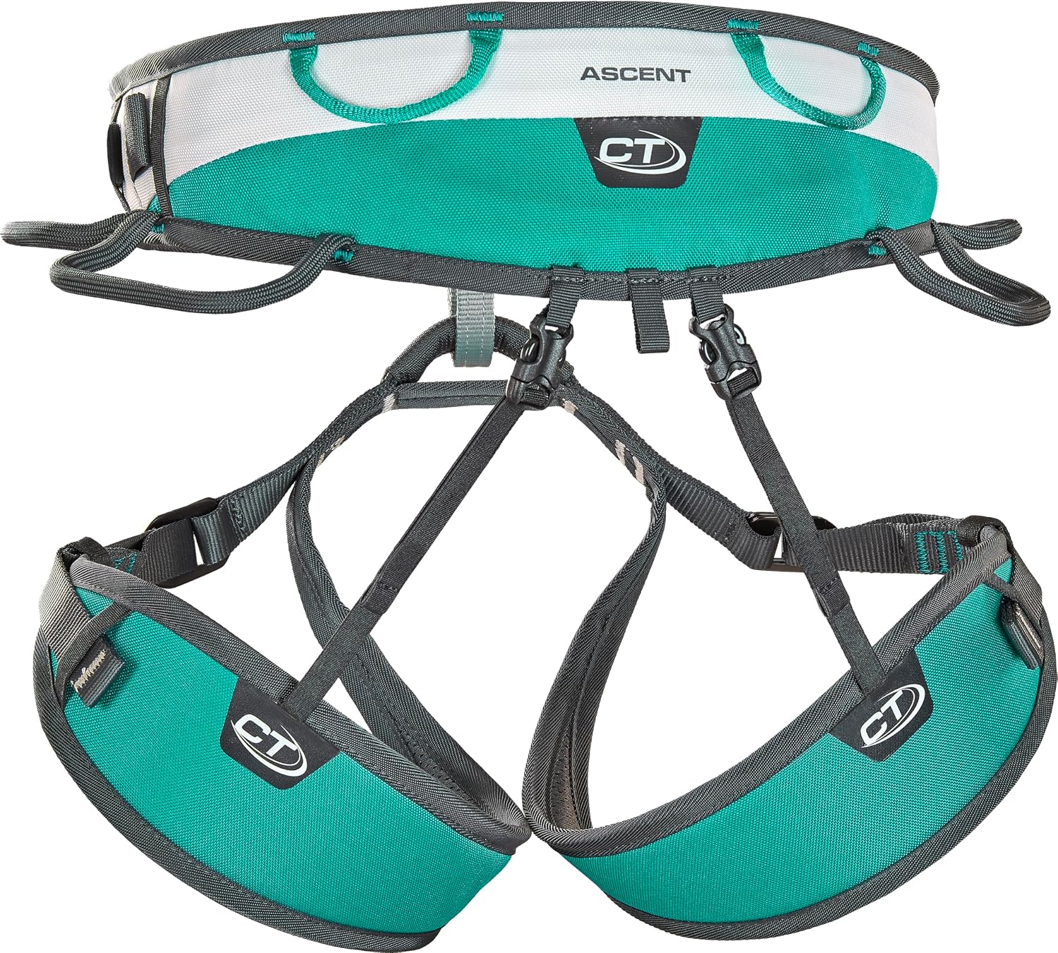 Climbing Technology Ascent альпинистский пояс сине-темно-синий с серебристыми вставками размер M L