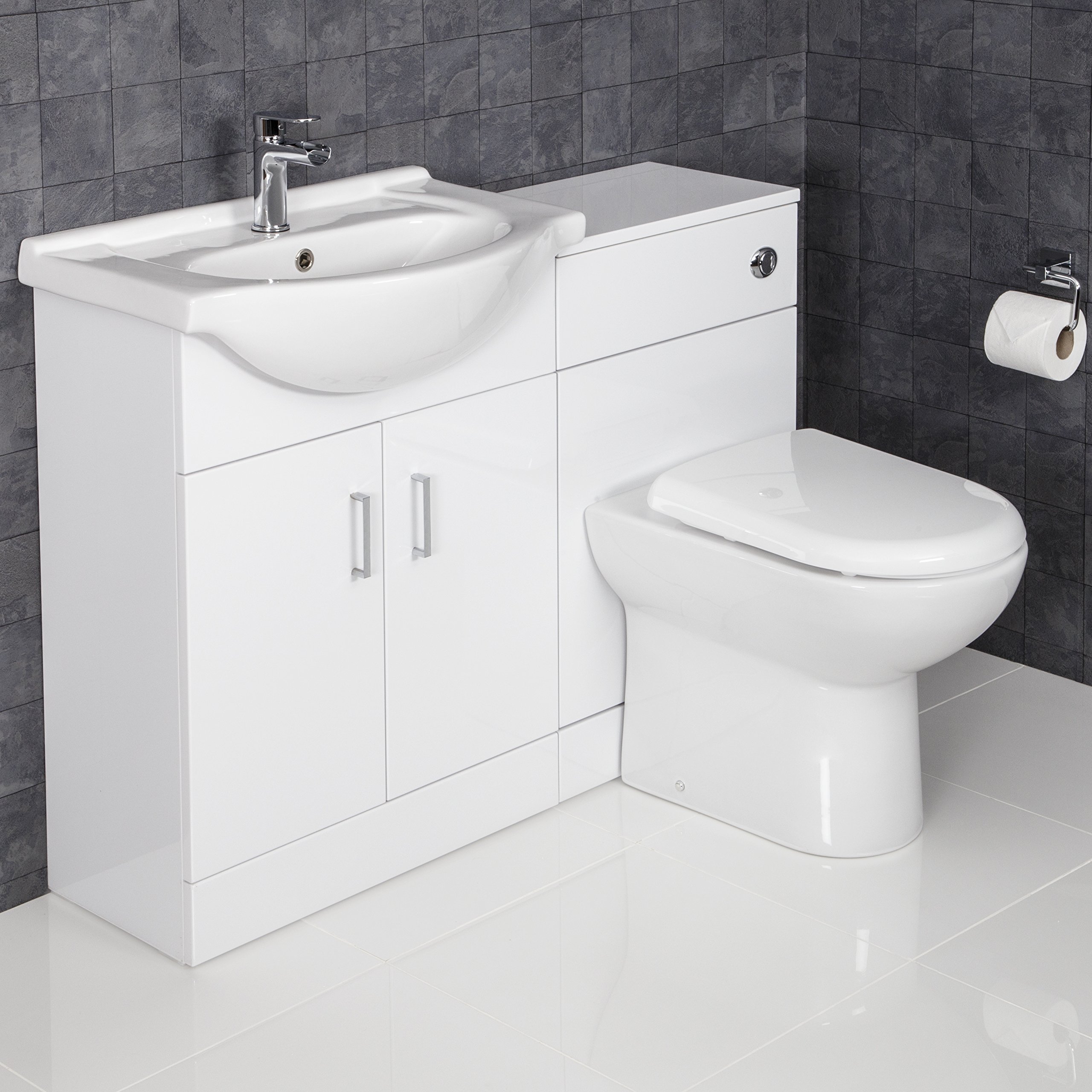 Buy ESSENCE 1150mm Toilet and Bathroom Vanity Unit Combined Basin Sink