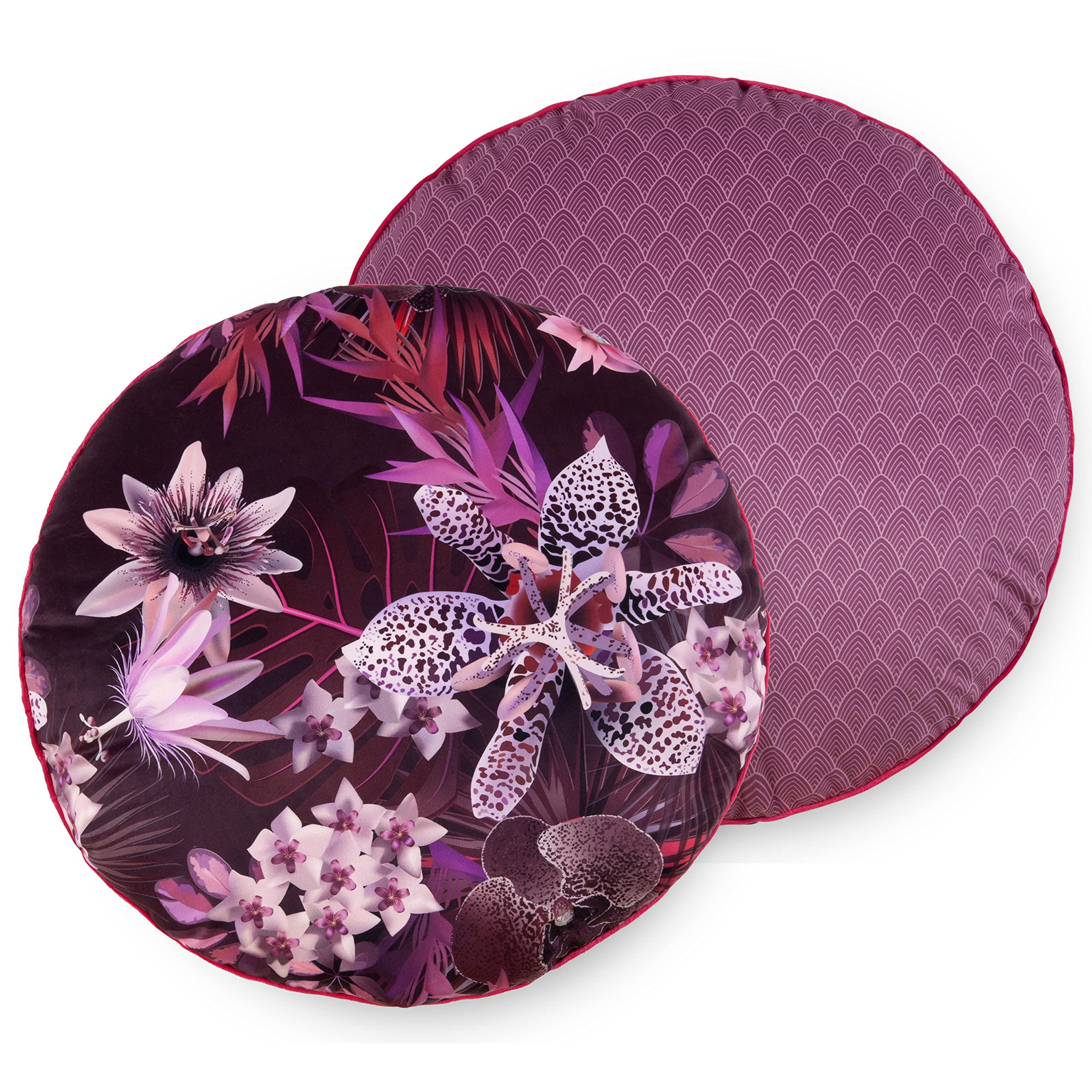 Coussin décoratif 100% polyvelvet Muller Descanso de 55 cm haut de gamme
