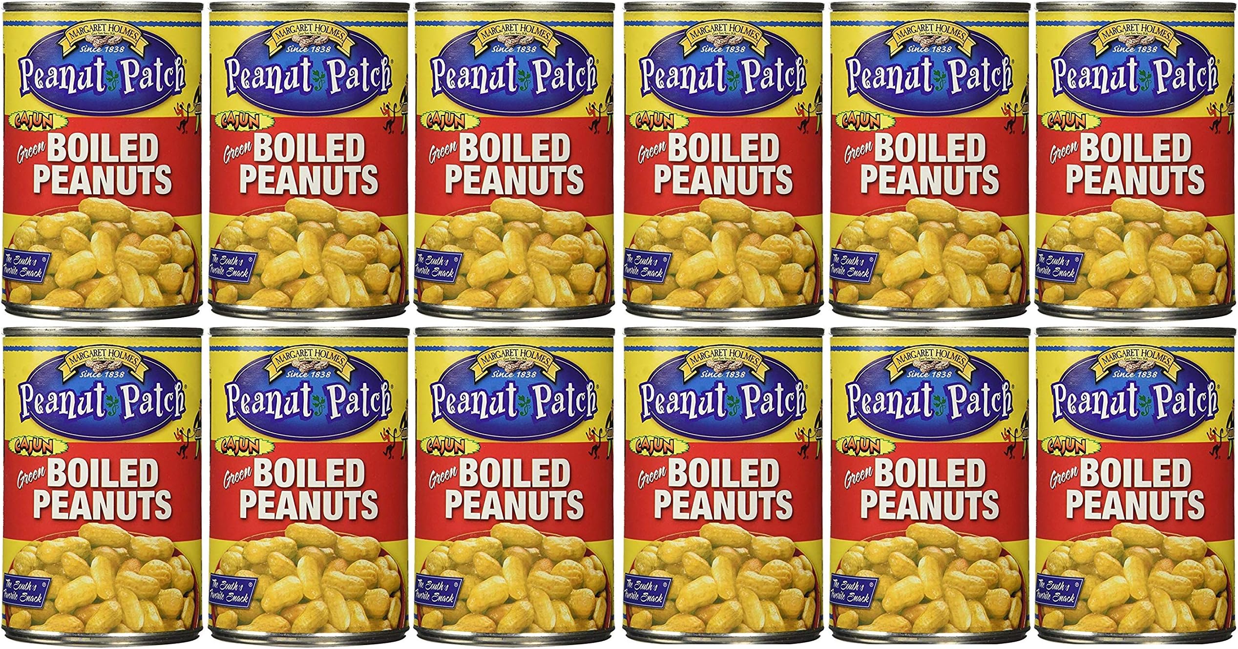Margaret Holmes Cajun Style Boiled Peanuts, 5.95 Pounds (Pack of 12)