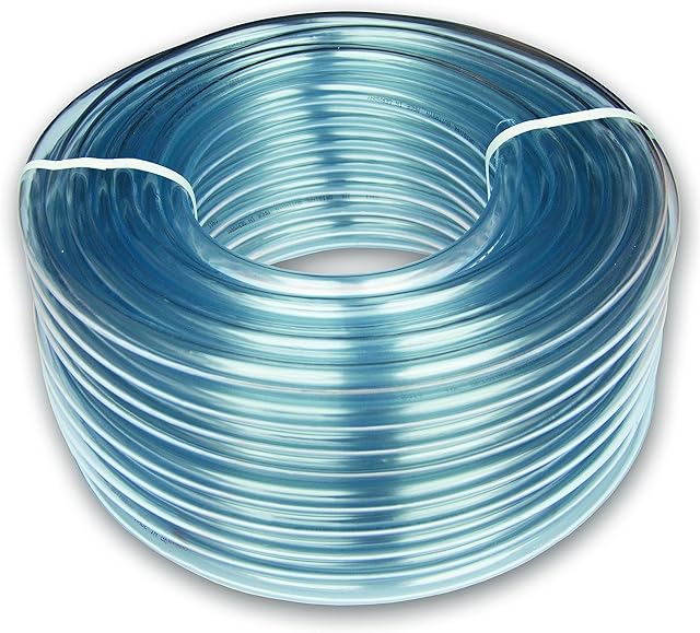 10mm ID x 13mm OD Clear PVC Tubing Pipe Hose 5 Metres