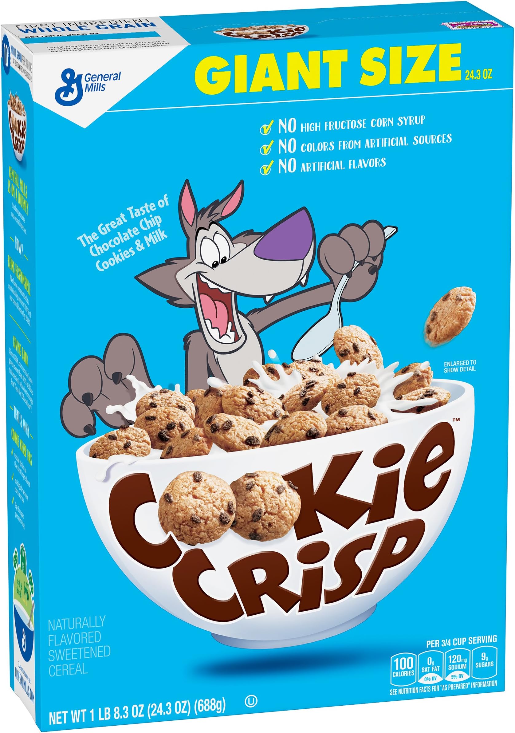 Cookie Crisp Cereal 24.3 oz. Box