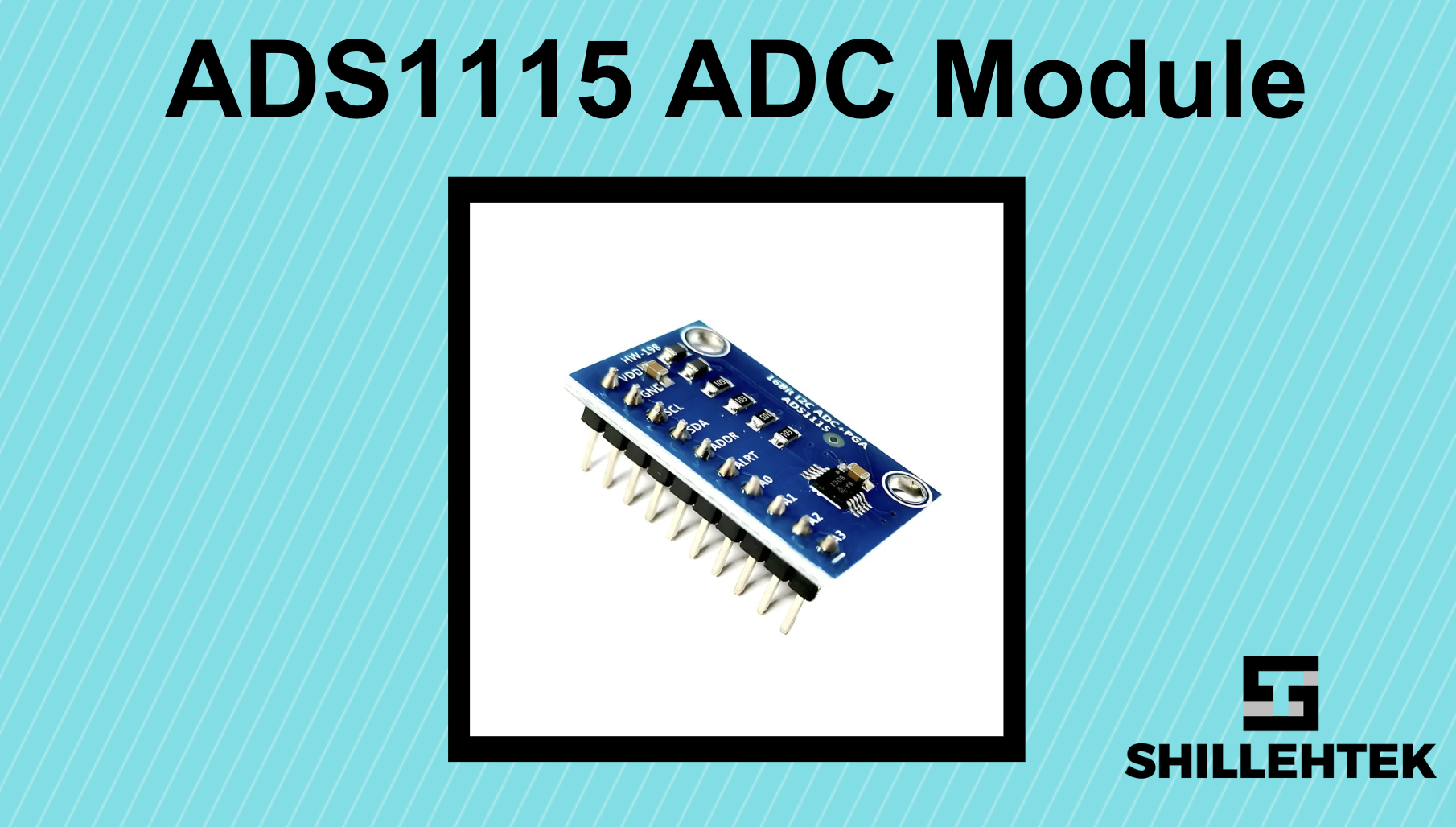 ADC年鑑2012 SHILLEHTEK, Pre-Soldered, ADS1115, 4 Channel, I2C, IIC