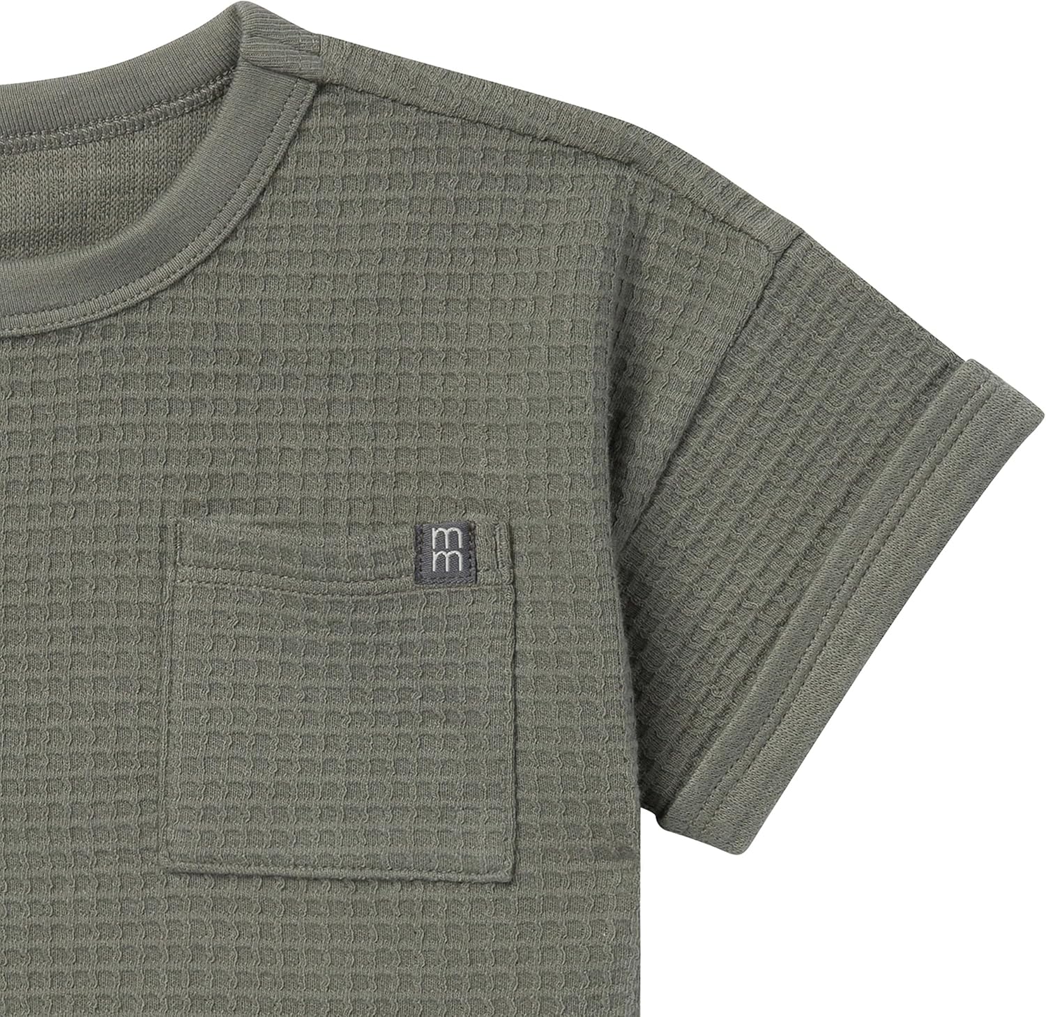 Modern Moments by Gerber Boys' Baby and Toddler Honey Comb Sweater Knit Top and Pant Set - Image 2