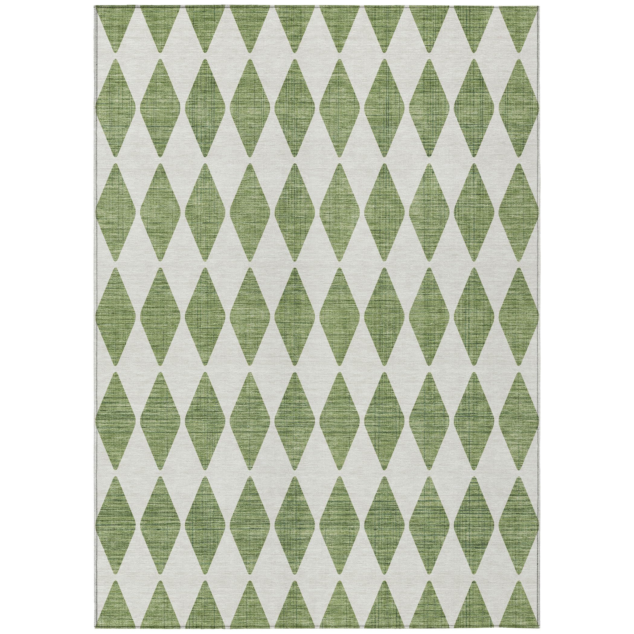 Addison Rugs Chantille ACN578 Green 5' x 7'6" Indoor Outdoor Area Rug, Easy Clean, Machine Washable, Non Shedding, Bedroom, Living Room, Dining Room,