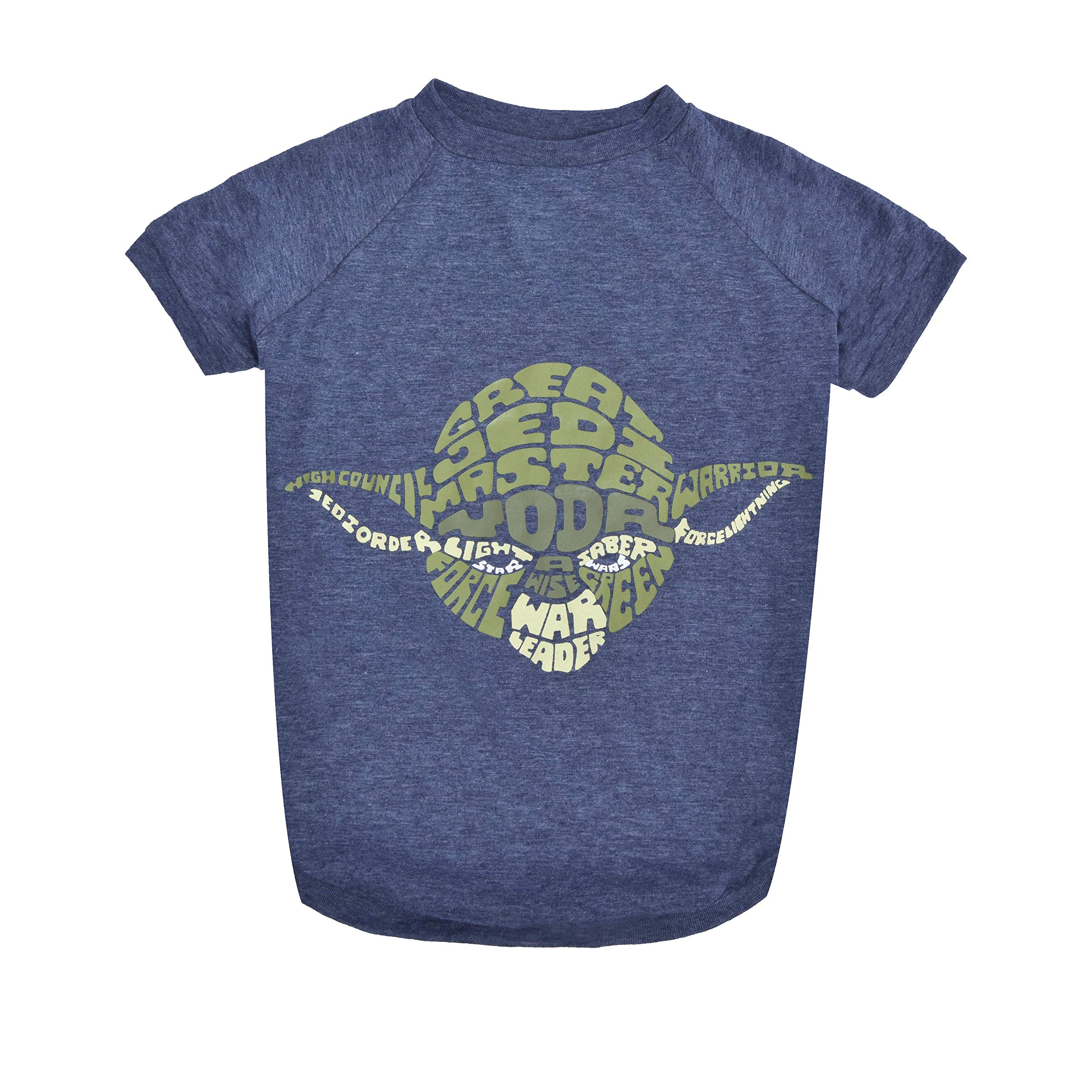 Star Wars For Pets FF11807 Yoda Wisdom - Camiseta de Perro de Star Wars para Perros pequeños, Talla XS, Color Azul