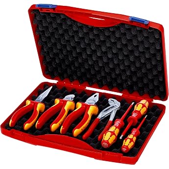 KNIPEX Red 00 21 15 Electric Tool Box Set 2 7-Piece 275 mm