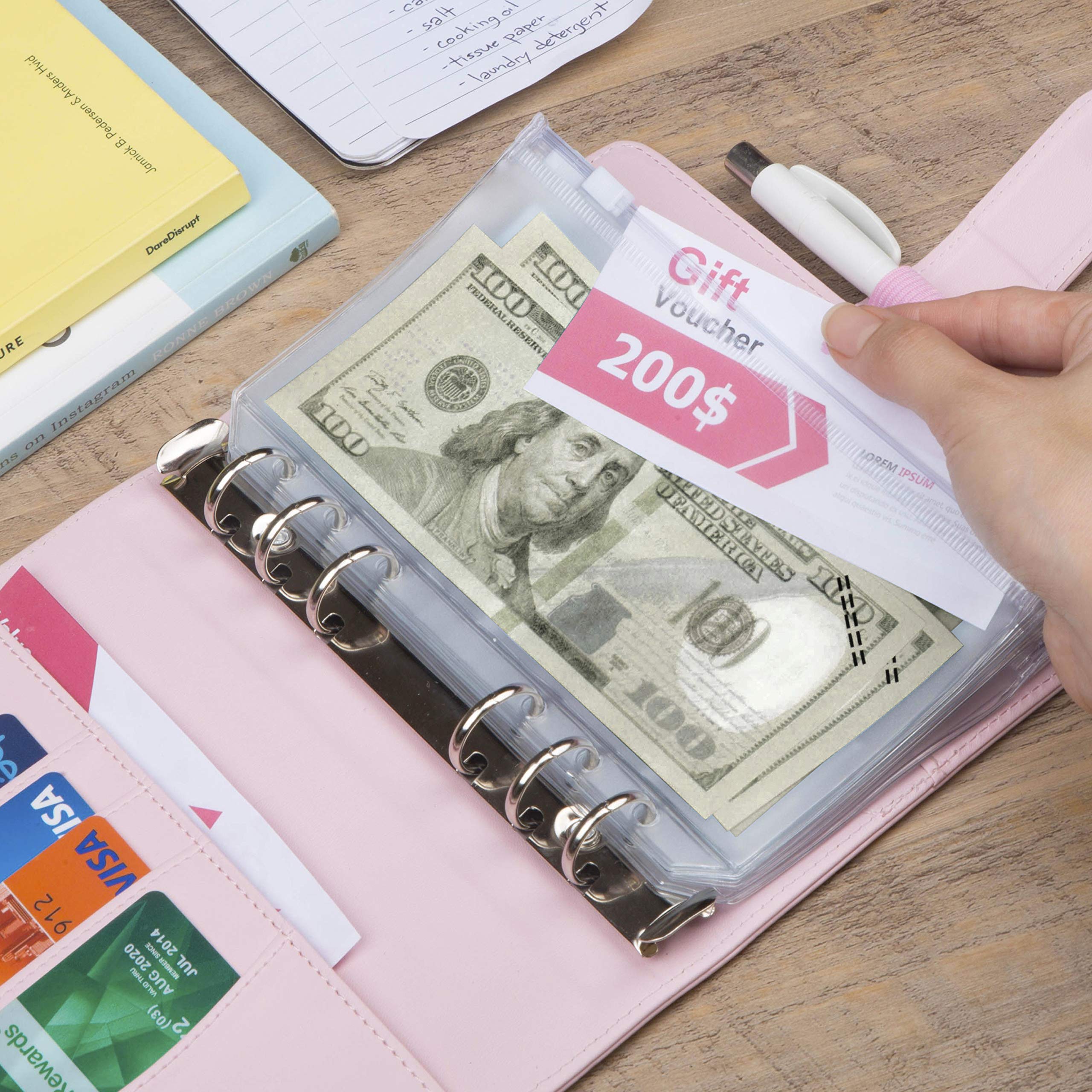 Buy A6 Budget Binder + 12 Cash Envelopes for Budgeting, Budget Binder