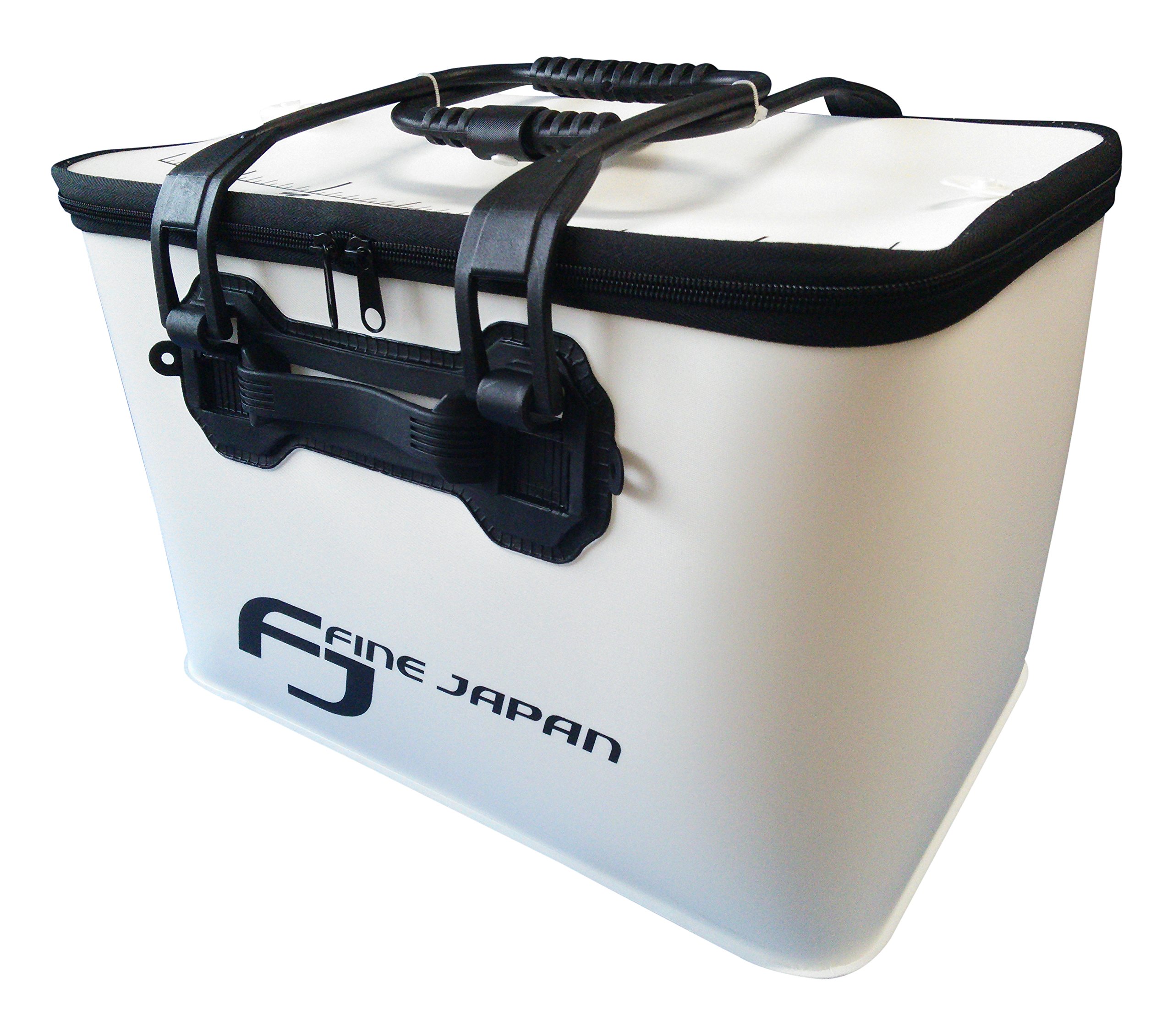 Amazon Fine Japan ファインジャパン Evaハードバッカン 40cmサイズ Bk ホワイト Fine Japan ファインジャパン 磯バッグ