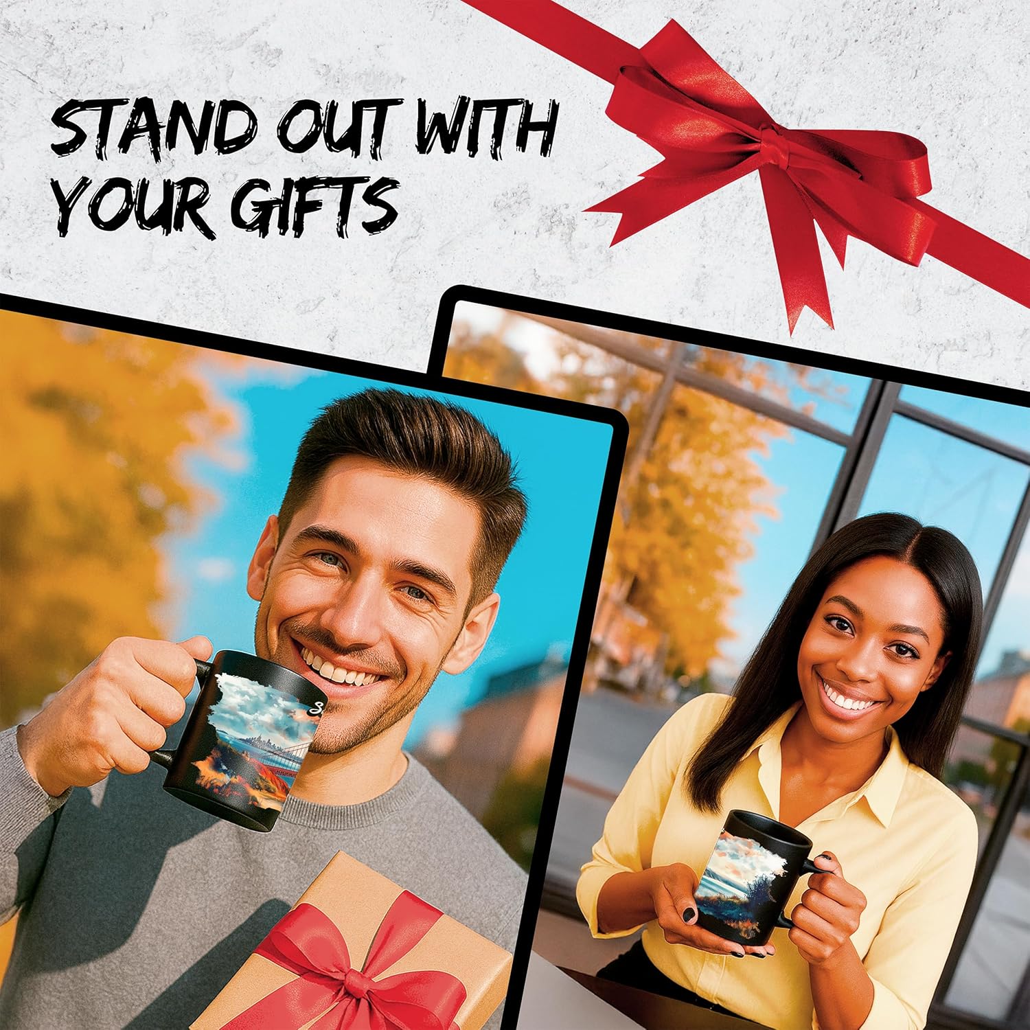 San Francisco Golden Gate Bridge California Ceramic Coffee Mug 11oz Bay Area Skyline Landmark - Tea Coffee Mug with Comfortable Grip - Unique Fun Gift Cup for Office or Home - Vibrant Print ID45211 - Image 7