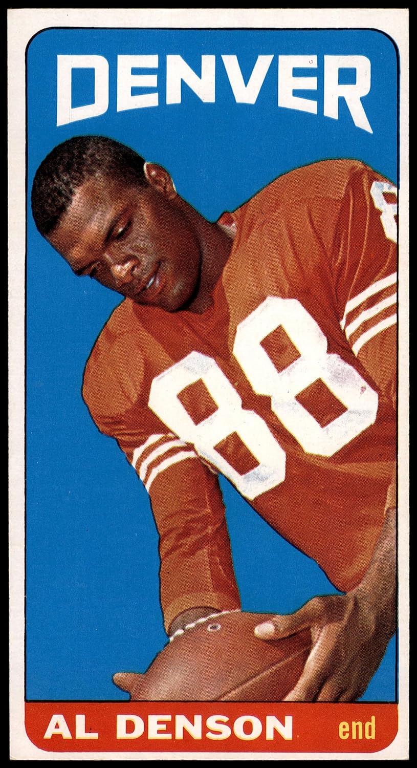1965 Topps #49 Al Denson Denver Broncos (Football Card) NM Broncos Florida A&M
