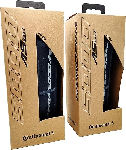 Continental Grand Prix 5000 All Season 700x28 AS TR Black Reflex - Listo para tubeless - Paquete de 2 neumáticos