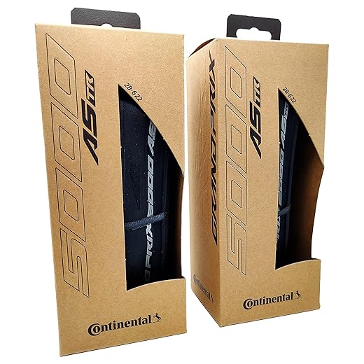 Continental Grand Prix 5000 All Season TR - Tubeless Road Bike Tire | Conquer Every Season - BlackChili, Vectran Breaker, LazerGrip, Active Comfort Technology, 2 Pack