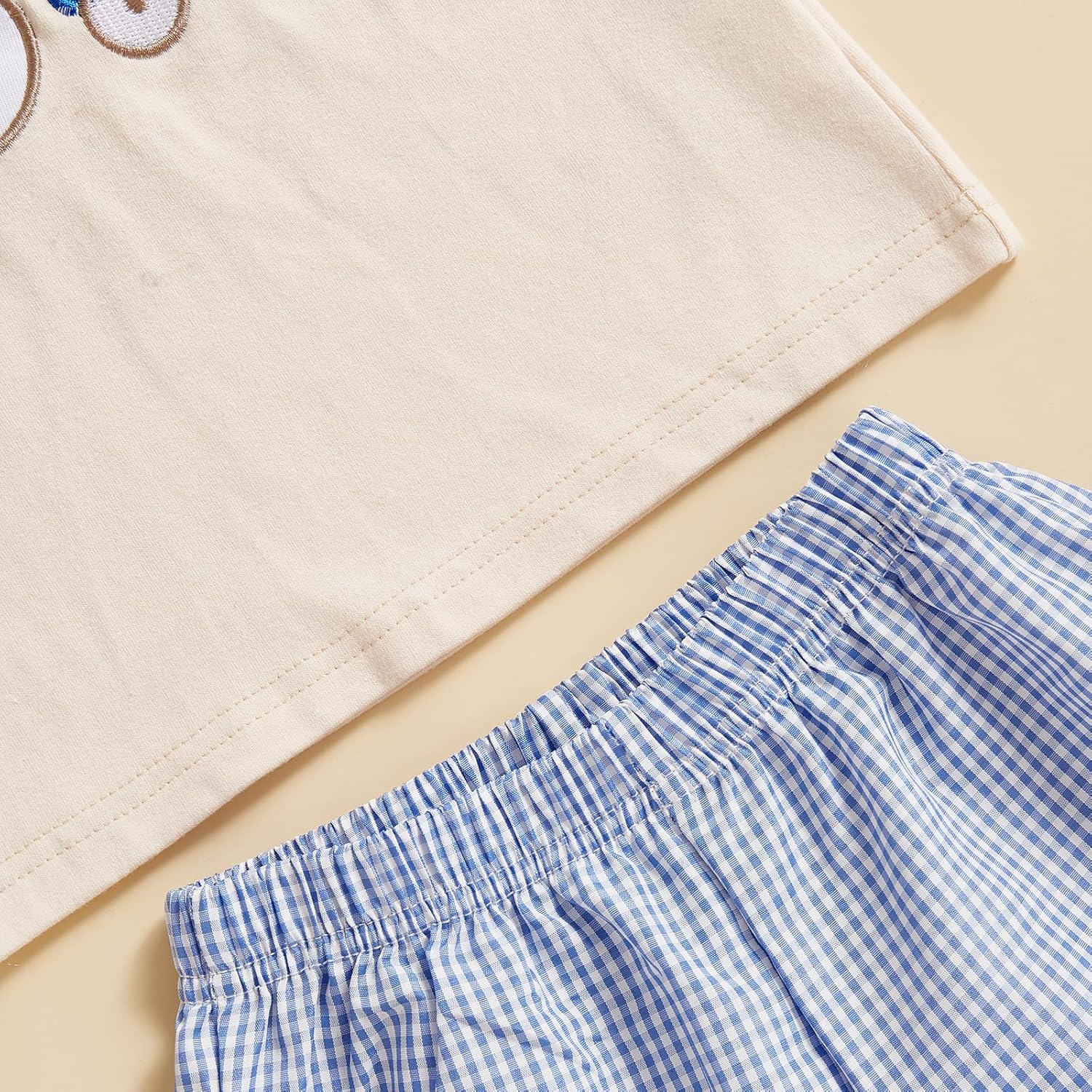 Toddler Baby Boy Easter Outfit Bunny Print Short Sleeve T Shirt Shorts Set Summer Clothes - Image 5