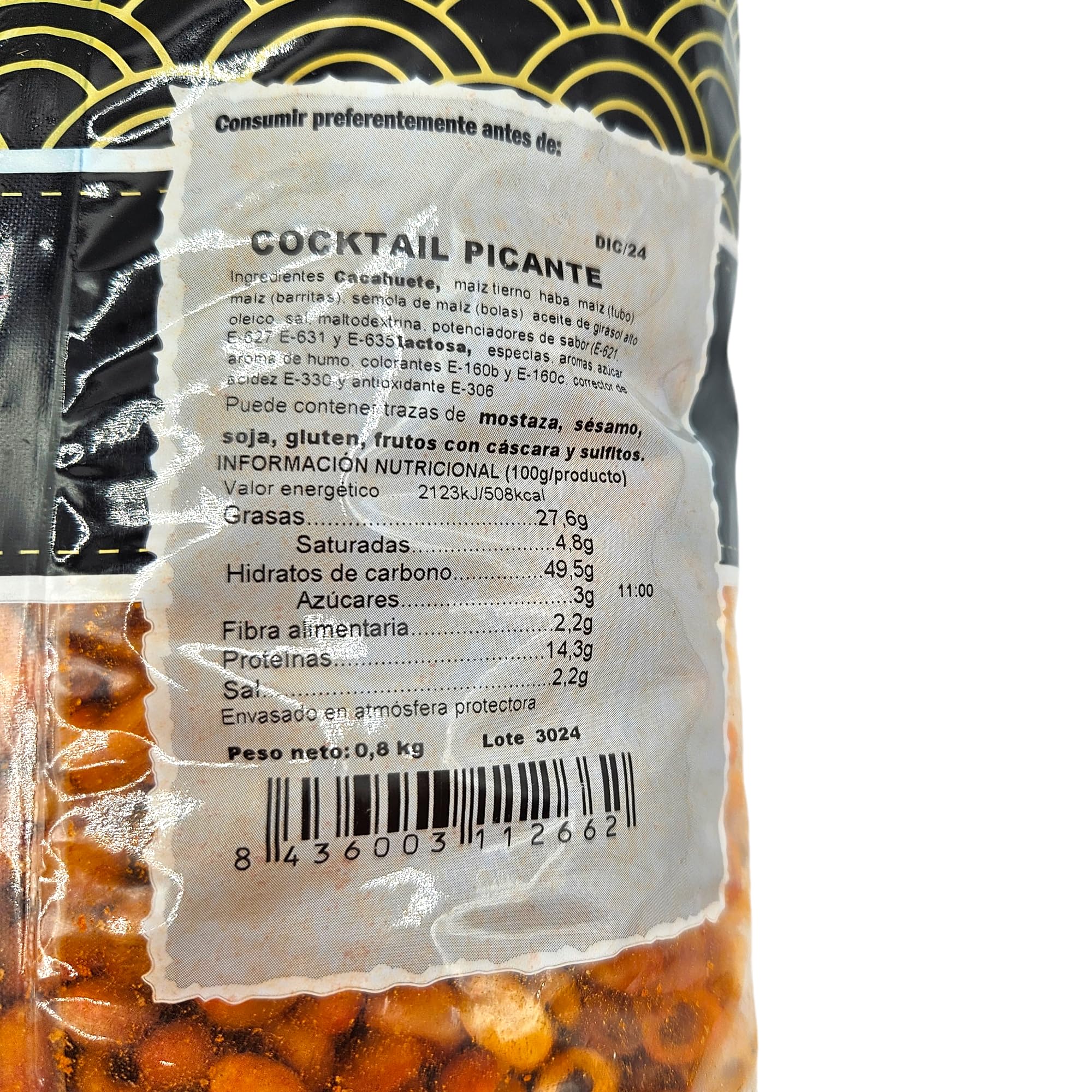 Cocktail Picante La Albufera Bolsa Kilo Frutos Secos Picantes