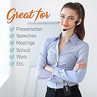 Vista 6 de Pyle Sistema de micrófono y receptor inalámbrico UHF profesional de 8 canales, 4 micrófonos de mano, paquetes de cinturón, transmisores, auriculares