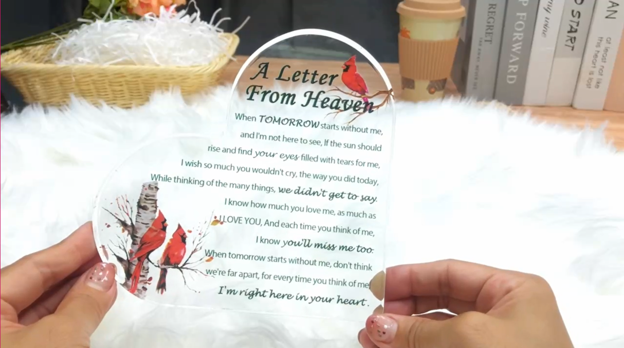 Amazon.com: Sympathy Gifts - A Letter from Heaven- Memorial