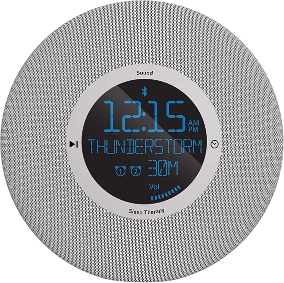 HoMedics® Deep Sleep Revitalize Sleep Sound Alarm Clock 9 Programs, 4