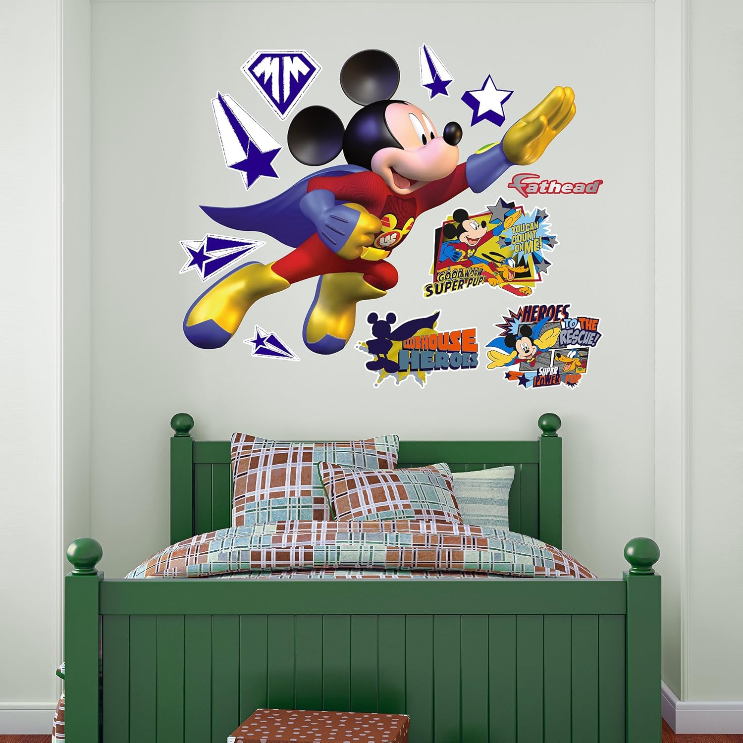 Amazon Fathead Disney Super Adventure Vinyl Decals, Mickey Mouse by
