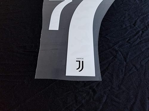 Miniatura 4 de Patches Juventus 2019-2020#7 Cristiano Ronaldo Inicio Nameset Conjunto de nombres Camisa Impresión Fuente 19 20 Away