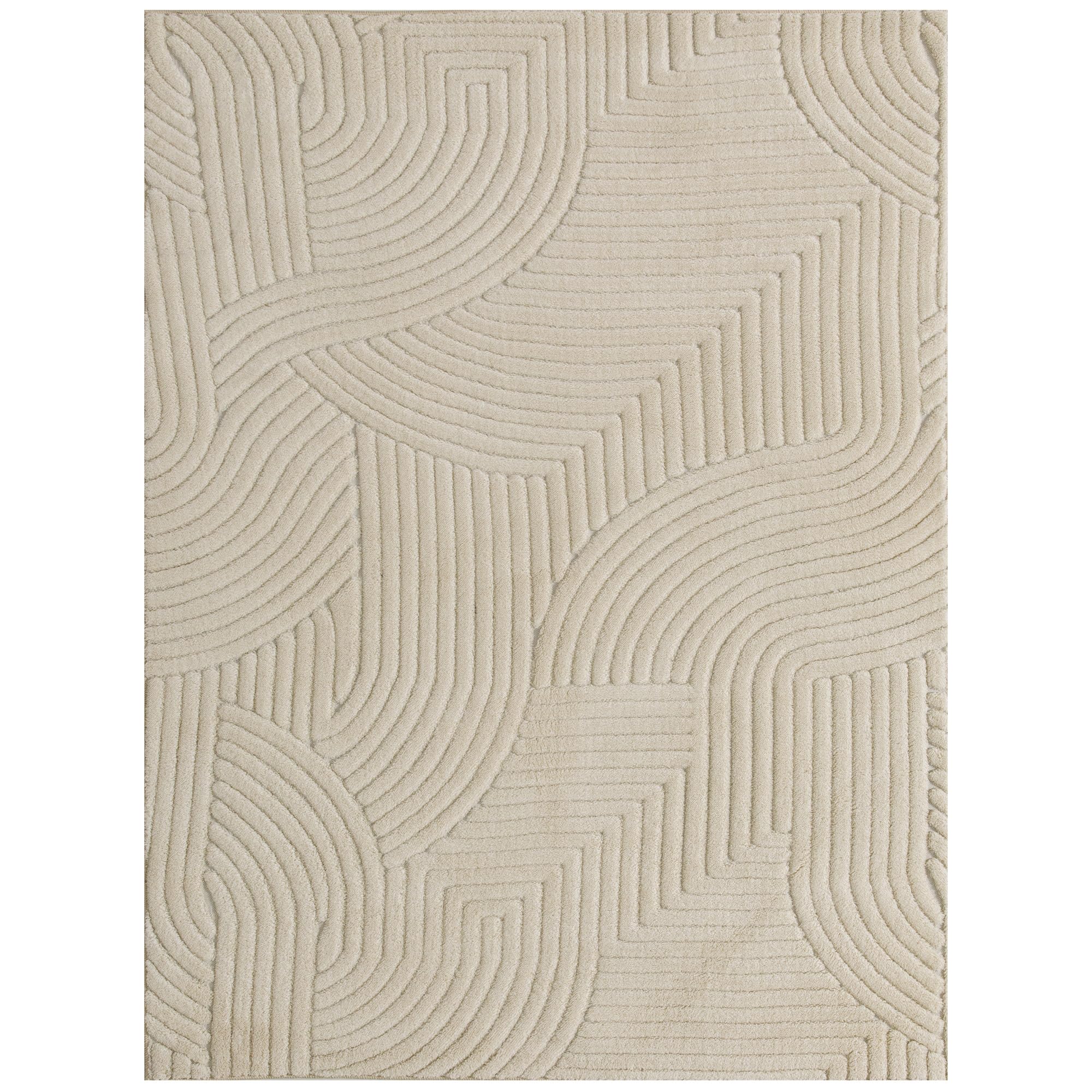 HOMCOM Dywan z wysokim runem, do salonu, antypoślizgowy, nadaje się do prania w pralce, z geometrycznym wzorem, jednokolorowy, miękki, nowoczesny, do salonu, sypialni, kuchni, pokoju dziecięcego