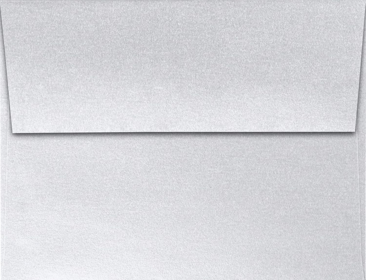 LUXPaper A2 Invitation Envelopes | Peel & Press | 4 3/8" x 5 3/4" | Silver Metallic | 80lb. Text | 250 Qty