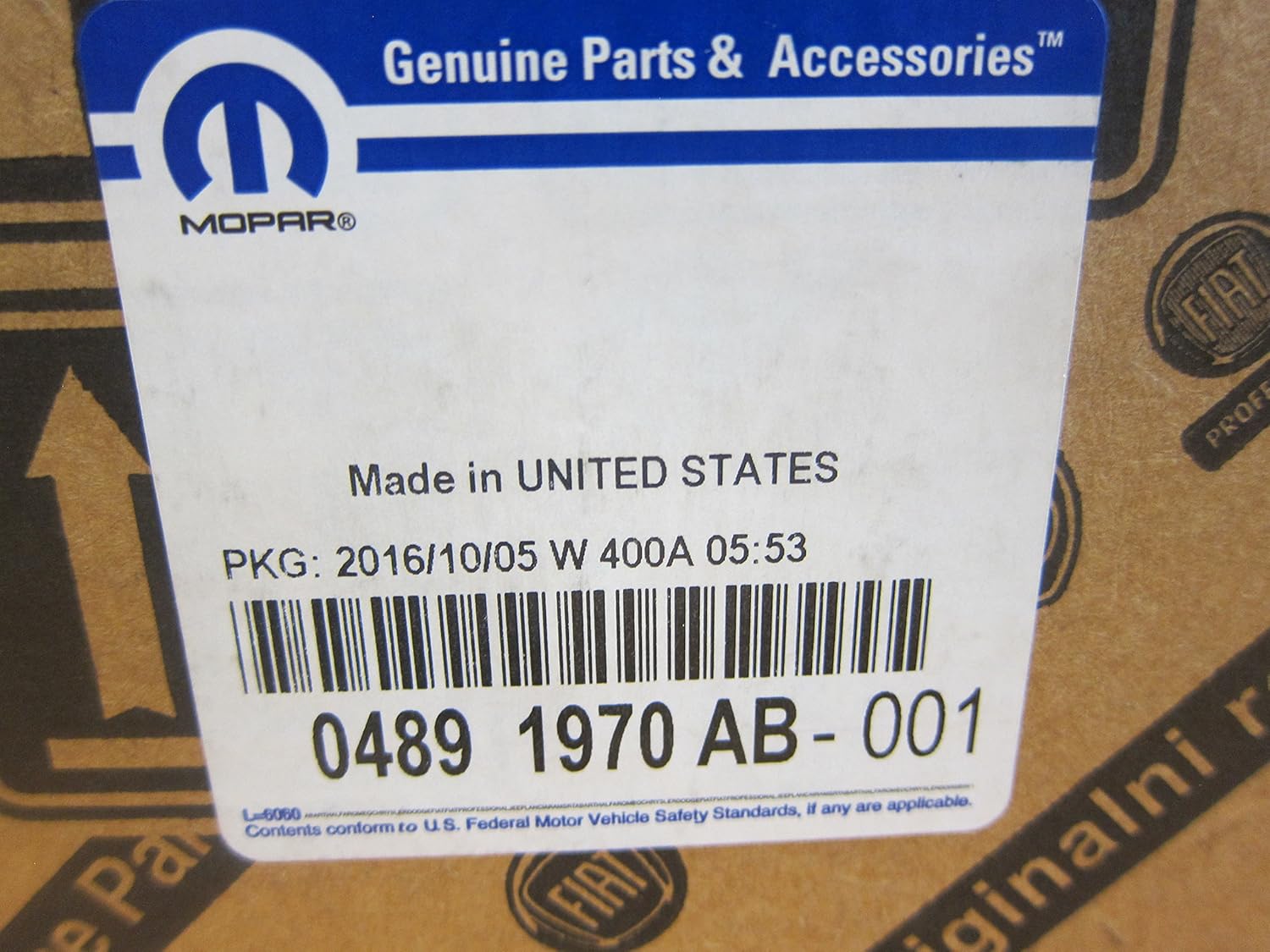 Chrysler Jeep Dodge Ram Throttle Body Mopar OEM 4891970AB