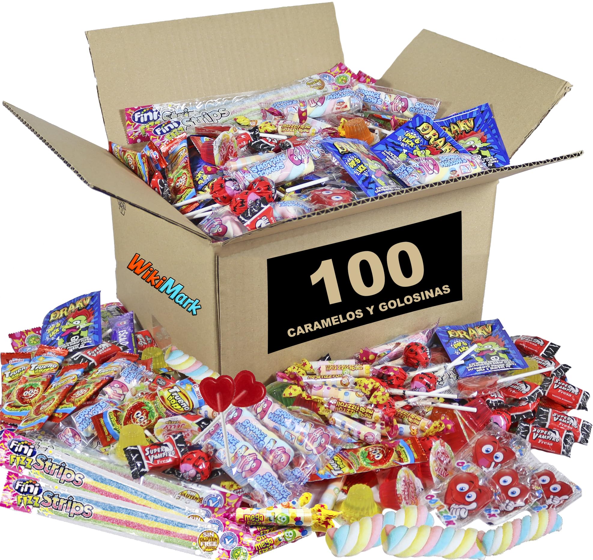 100 Allergen Free Piñata Stuffed Candies, Candy & Candy WikiMark - For filling birthday, party, Christmas, Halloween bags.
