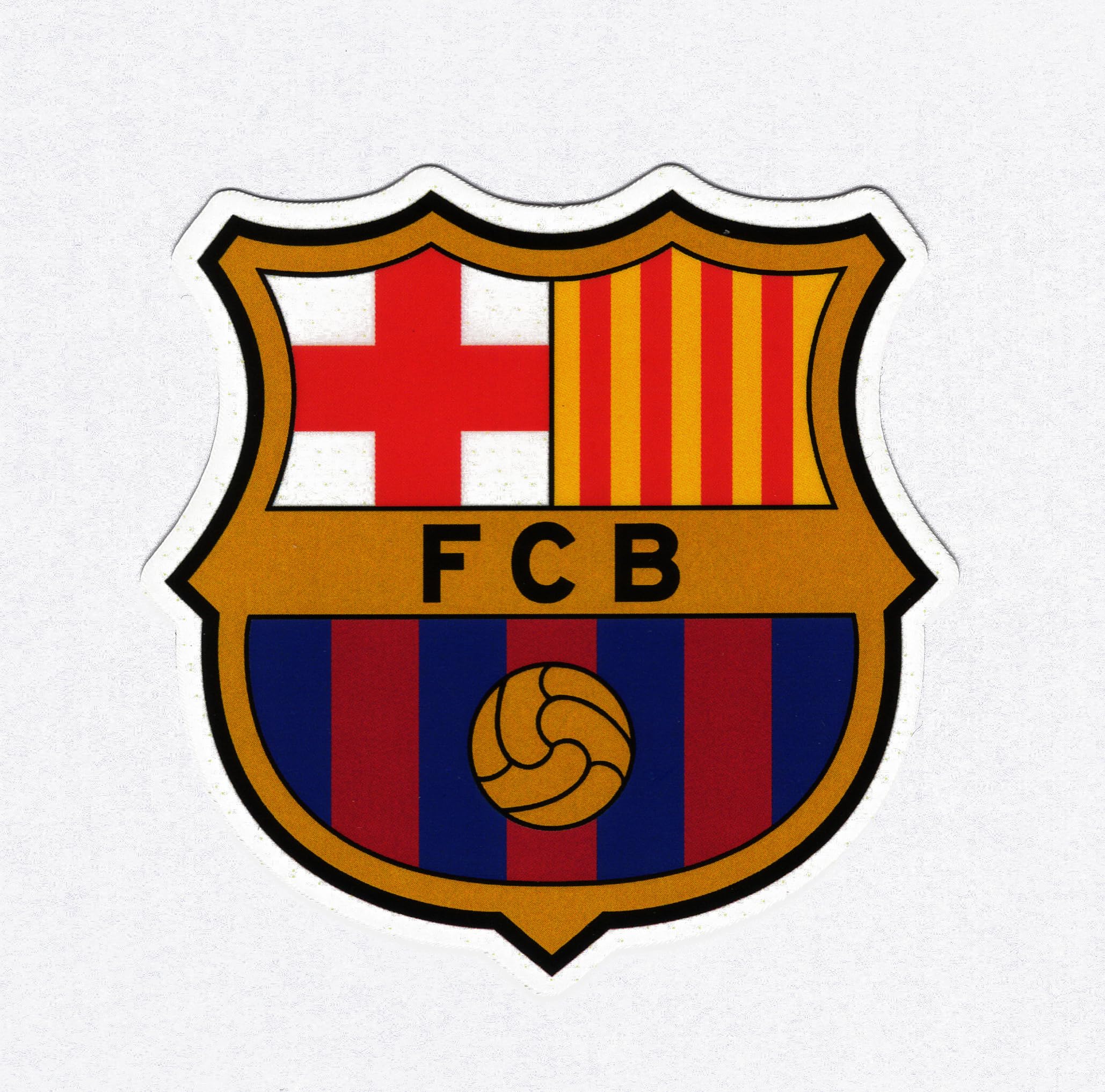 Amazon.co.jp: FCバルセロナ エンブレムステッカー(Mサイズ