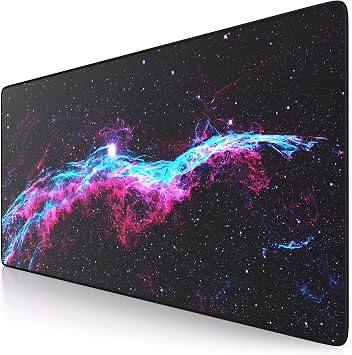 TITANWOLF - XXL Speed Gaming Mouse Pad Mouse Mat - Extra Large 900 x 400 x 3mm - Water-Resistant Mousepad with Non-Slip Rubber Base - Smooth Cloth Surface   STARS