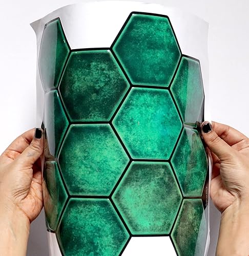 Miniatura 2 de MOSAICOWALL Azulejos autoadhesivos para despegar y pegar, azulejos de vinilo de gel de poliuretano para pared 3D para decoración del hogar, pegar en