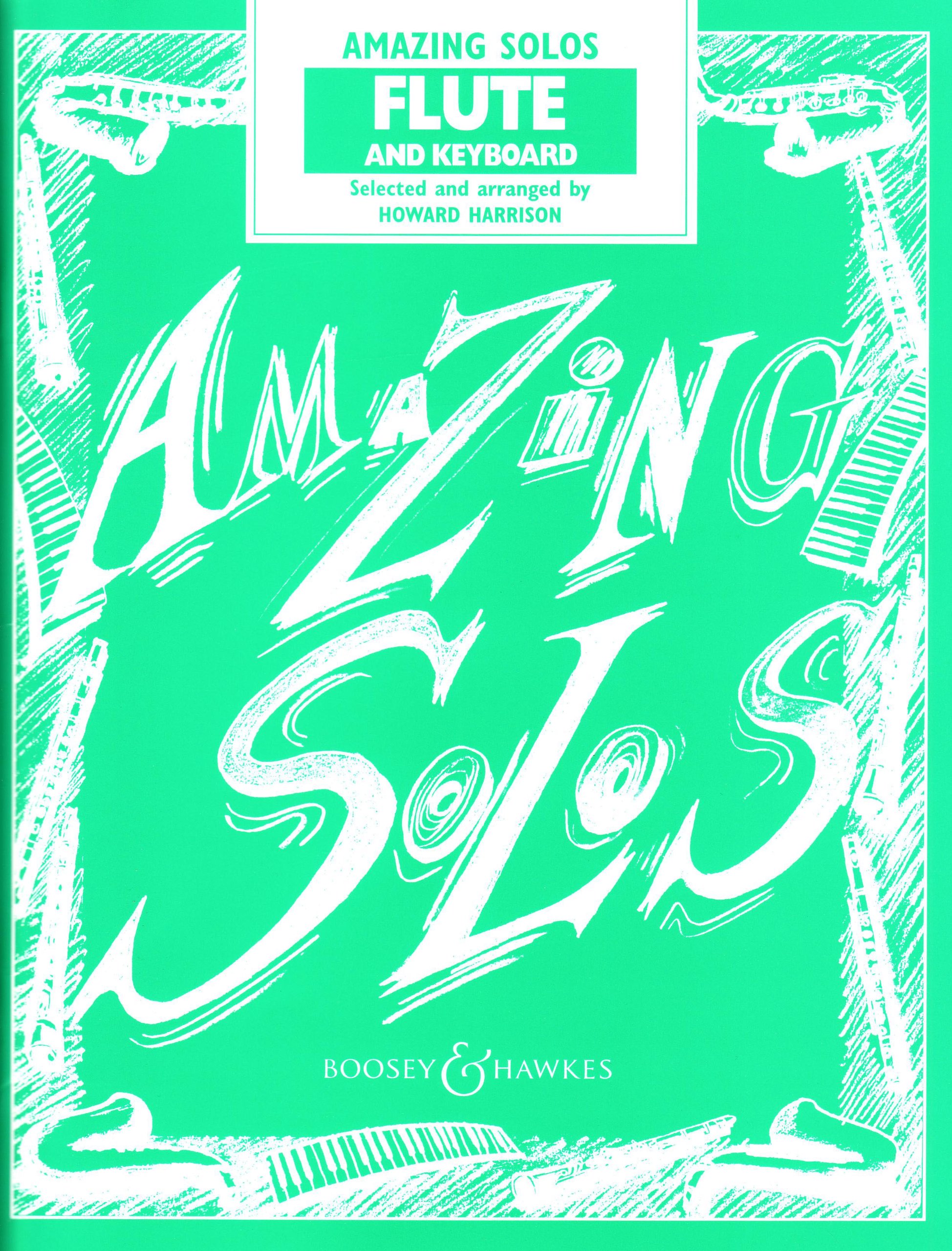 BOOSEY & HAWKES AMAZING SOLOS - FLUTE AND PIANO Classical sheets Transverse Flute