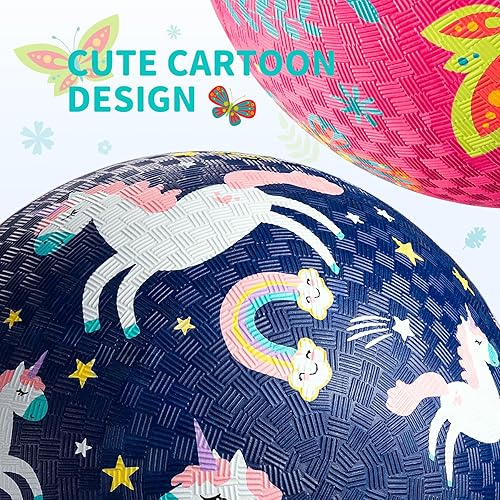 Miniatura 7 de Pelotas de juegos de dibujos animados para niños, pelotas de goma de 8.5 pulgadas, juego de pelota para exteriores e interiores para niños, para