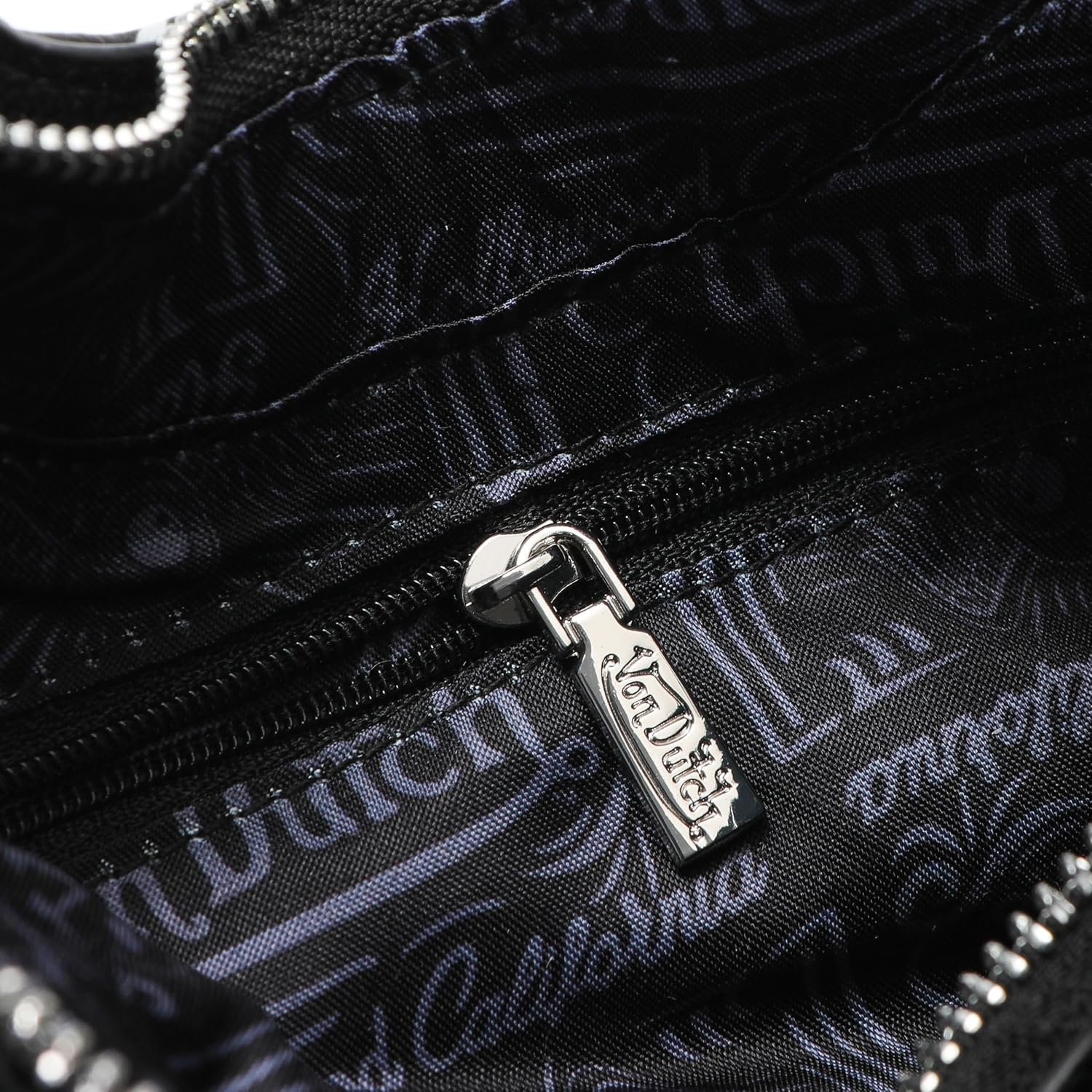Von Dutch Mini County Bag, Vegan Leather Satchel Handbags for Women with Top Handle & Crossbody Strap