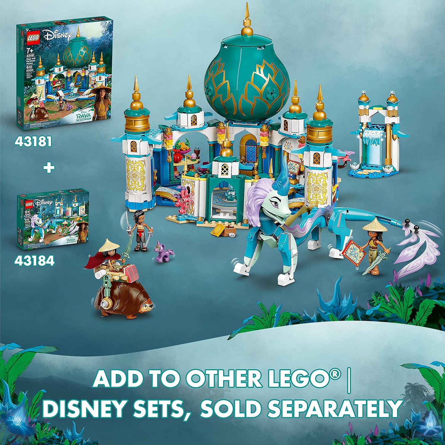 Buy Lego Disney Princess Raya And The Heart Palace Playset Castle Toy With Namaari Minidoll Tuk Tuk And Serlot Figures Online In Indonesia B0wdkv5x