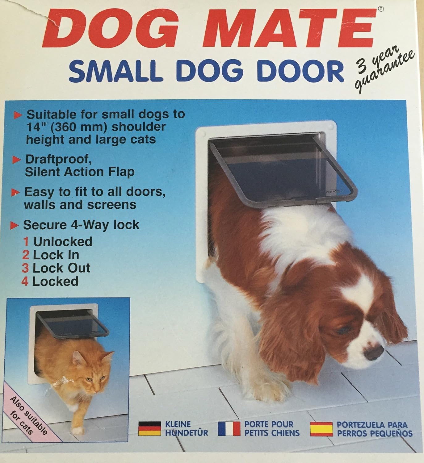 Pet Mate Dog Door, White, Small Pet Supplies