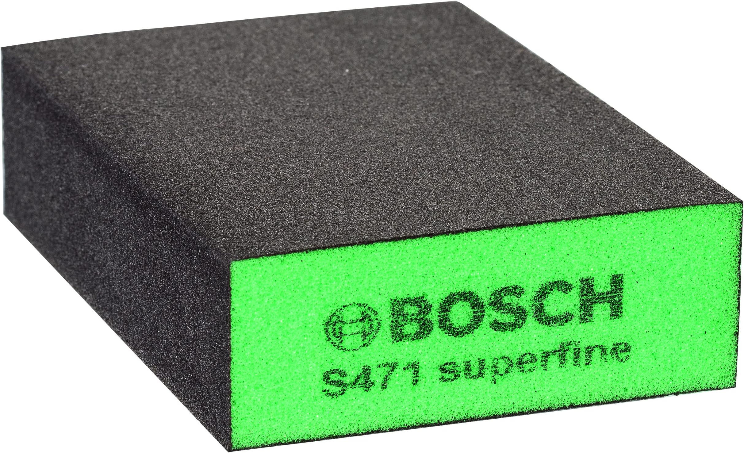 Bosch Professional 1x Sanding Sponge S471 Best for Flat and Edge Superfine (Wood, Plastic and Metal, Accessories for Hand Sanding)