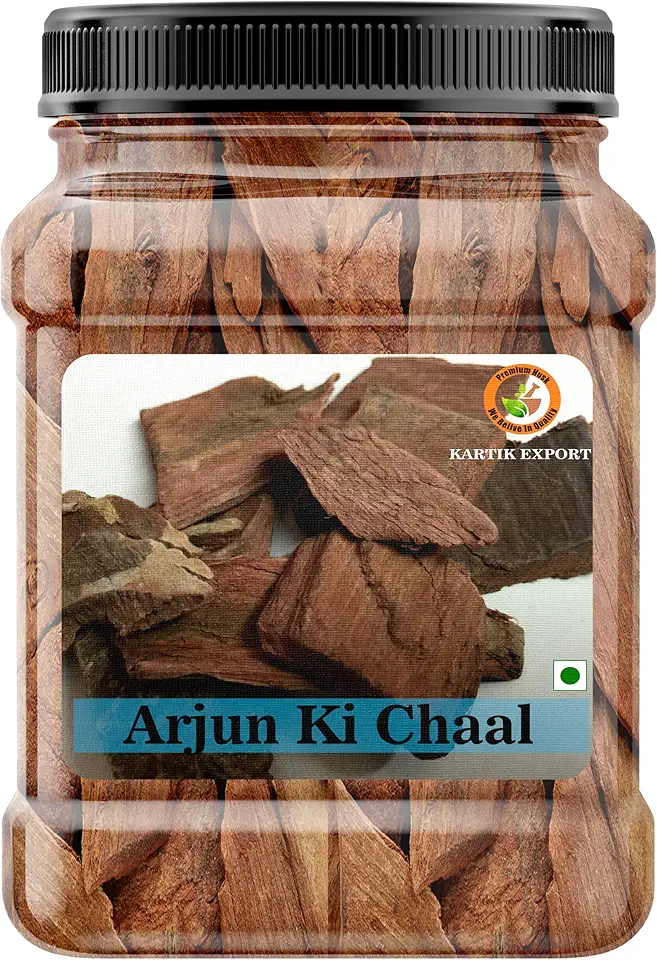 Arjun ki Chaal, Terminalia Arjuna Bark, Dry Arjun Bark, Jar Pack (250 g)