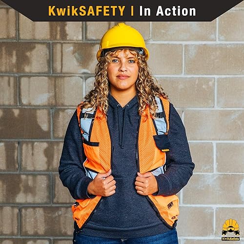 Miniatura 7 de KwikSafety - Charlotte, NC - Chaleco de seguridad RoadBOSS Economy & Premium para Mujer Ajustado Clase 2 ANSI probado OSHA