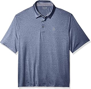 IZOD Men's Big and Tall Golf Title Holder Short Sleeves Polo