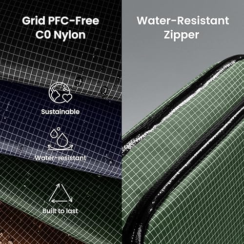 Vista 56 de tomtoc Estuche organizador de accesorios de viaje para electrónicos y cables, para teléfono, Airpods, unidad USB y artículos diarios y esenciales