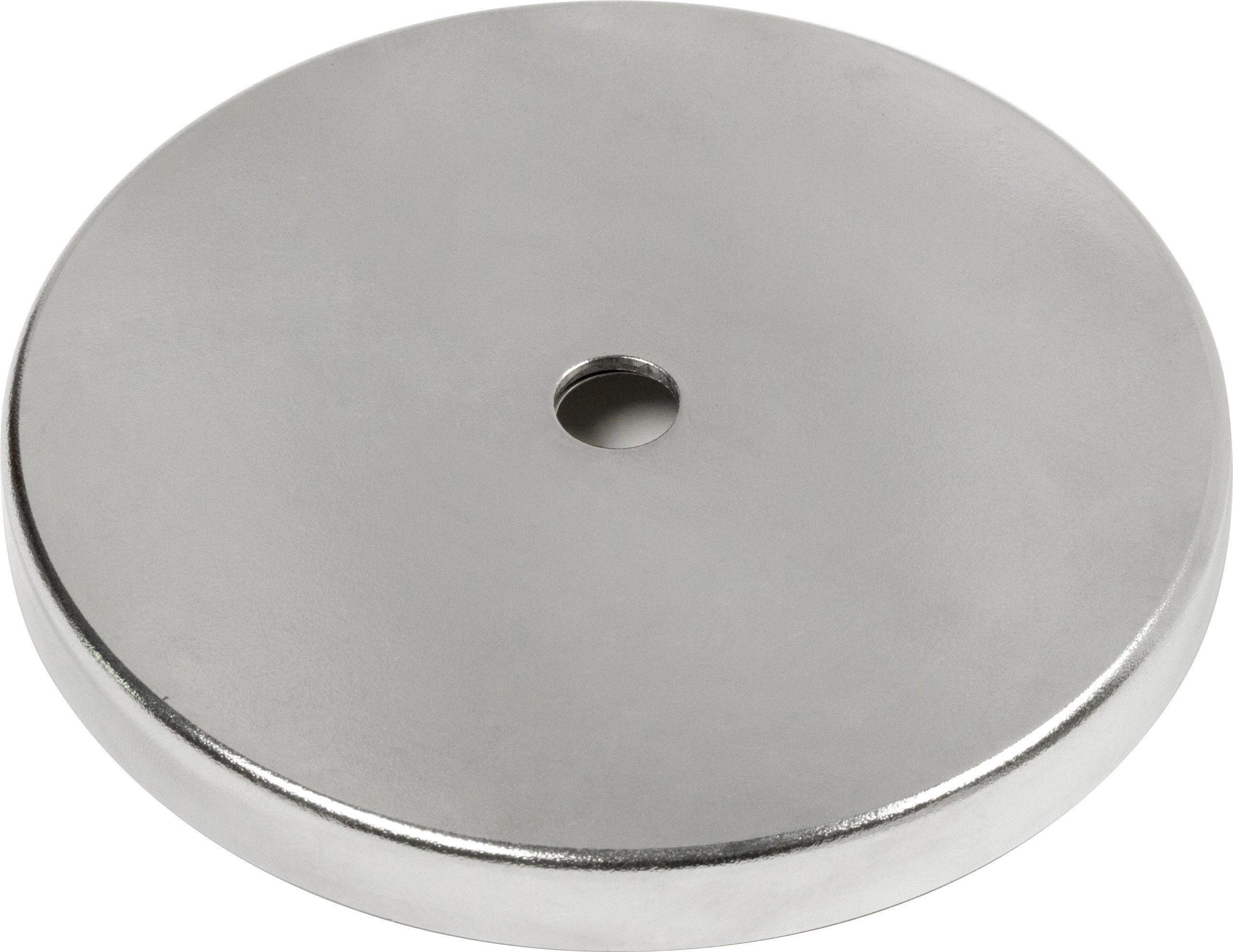 Mag-MateMX2750 Ceramic Magnet in a Plated Cup, 2.88"/45 lb