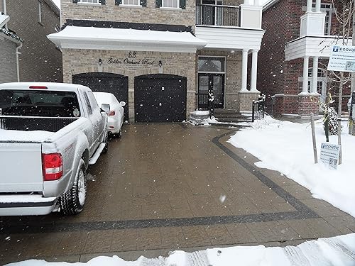 Miniatura 5 de WarmlyYours Calefacción eléctrica radiante, deshielo, sistema de eliminación, 377, 94.2 pies cuadrados cable de fusión de nieve, verde