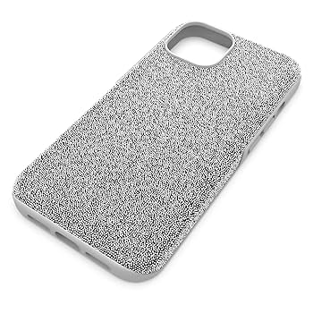 SWAROVSKI シルバー グリッターケース　iPhone14pro ケース High スマートフォンケース, iPhone® 14 Pro Max, シルバー系